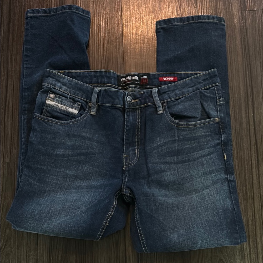 Raw Dark Wash Jeans